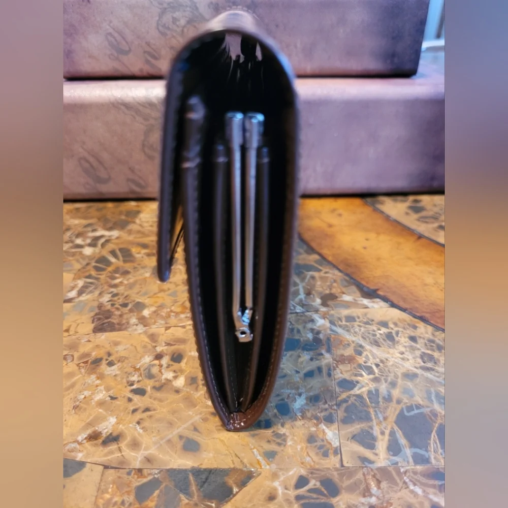 Versace Brown Leather Men's Bag - Picture 4 of 6